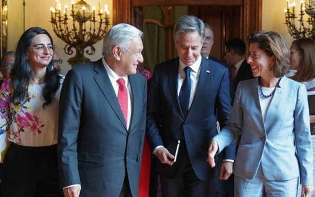 AMLO y Antony Bkinken en visita del 12 de septiembre