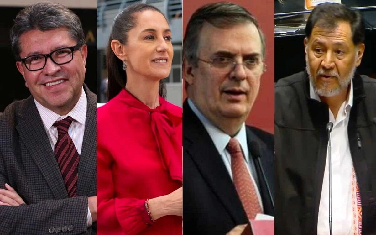 Ebrard vs AMLO y Morena.