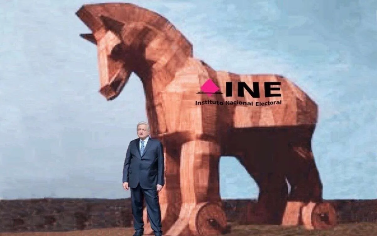 AMLO caballo de Troya