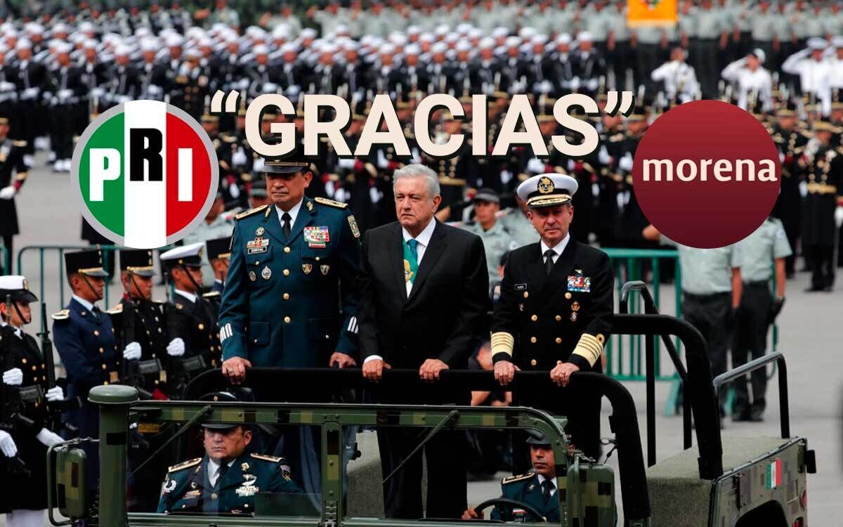 gracias pri, gracias morena por su traicion a méxico