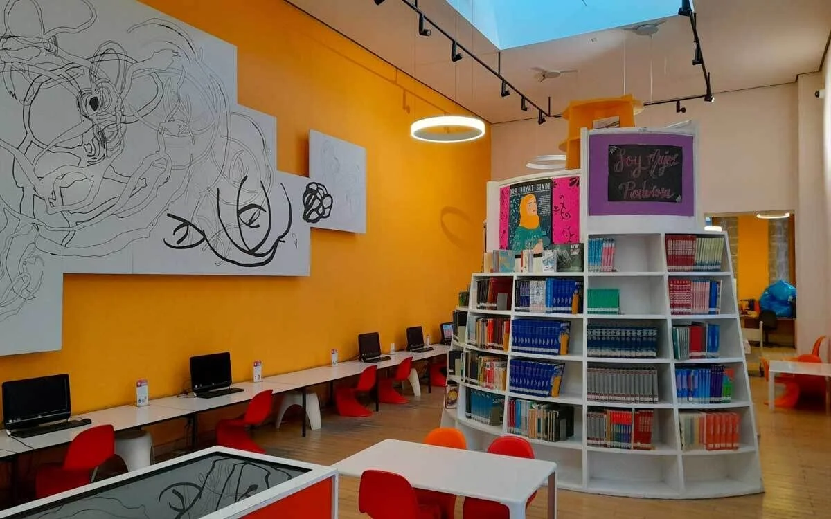 Sala de alfabetización digital y consulta de la Sala Infantil de la Biblioteca de México en la Ciudadela
