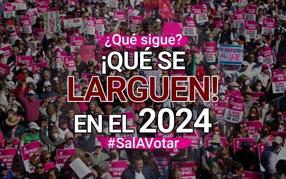 Concentración por la defensa del INE