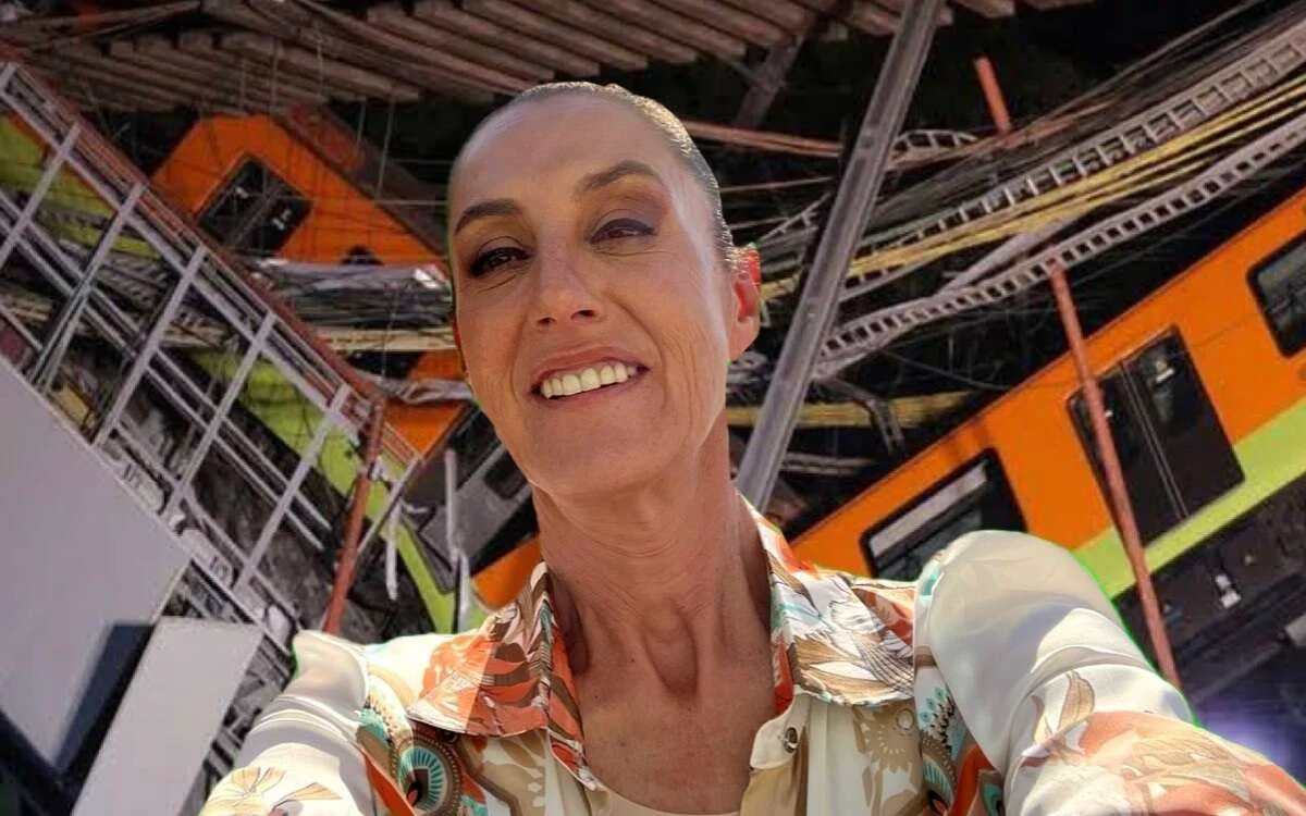 Se le cae el Metro a Claudia Sheinbaum
