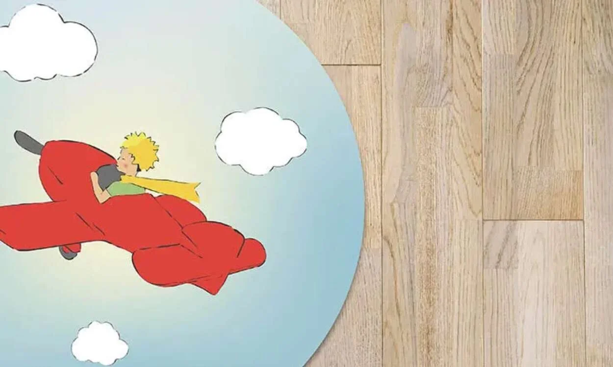 Alfombra El Principito Avion 2