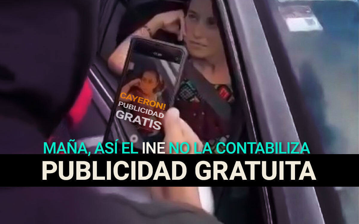 publicidad gratis, maña de sheinbaum, el ine y morena