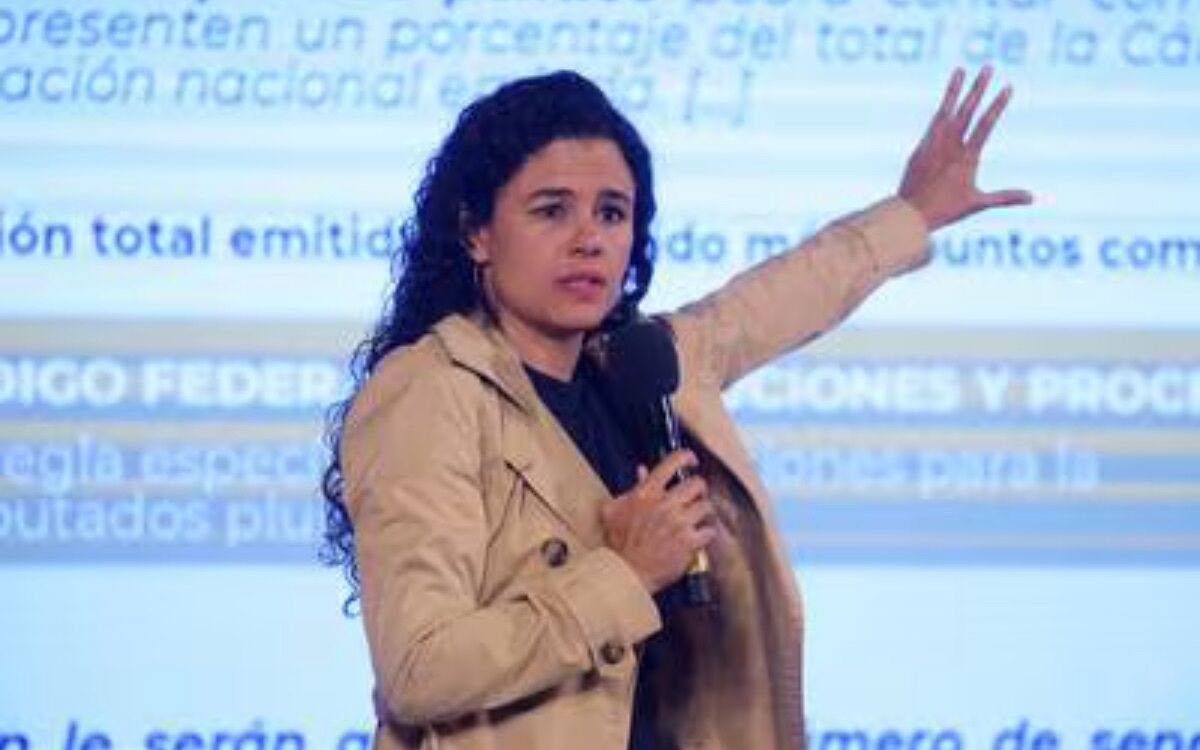 Ilegal intromisión de la Secretaria de Gobernación, Luisa Alcalde