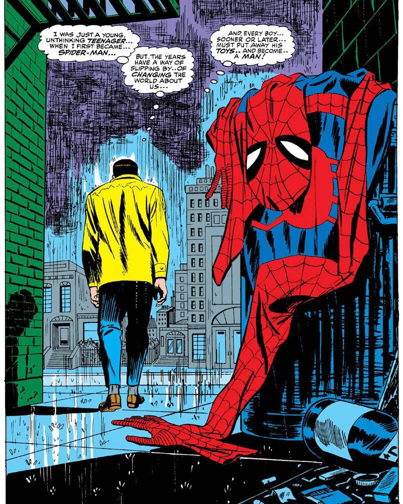 Amazing Spider-Man #50, written by Stan Lee, art by John Romita, ©1967 Marvel Comics