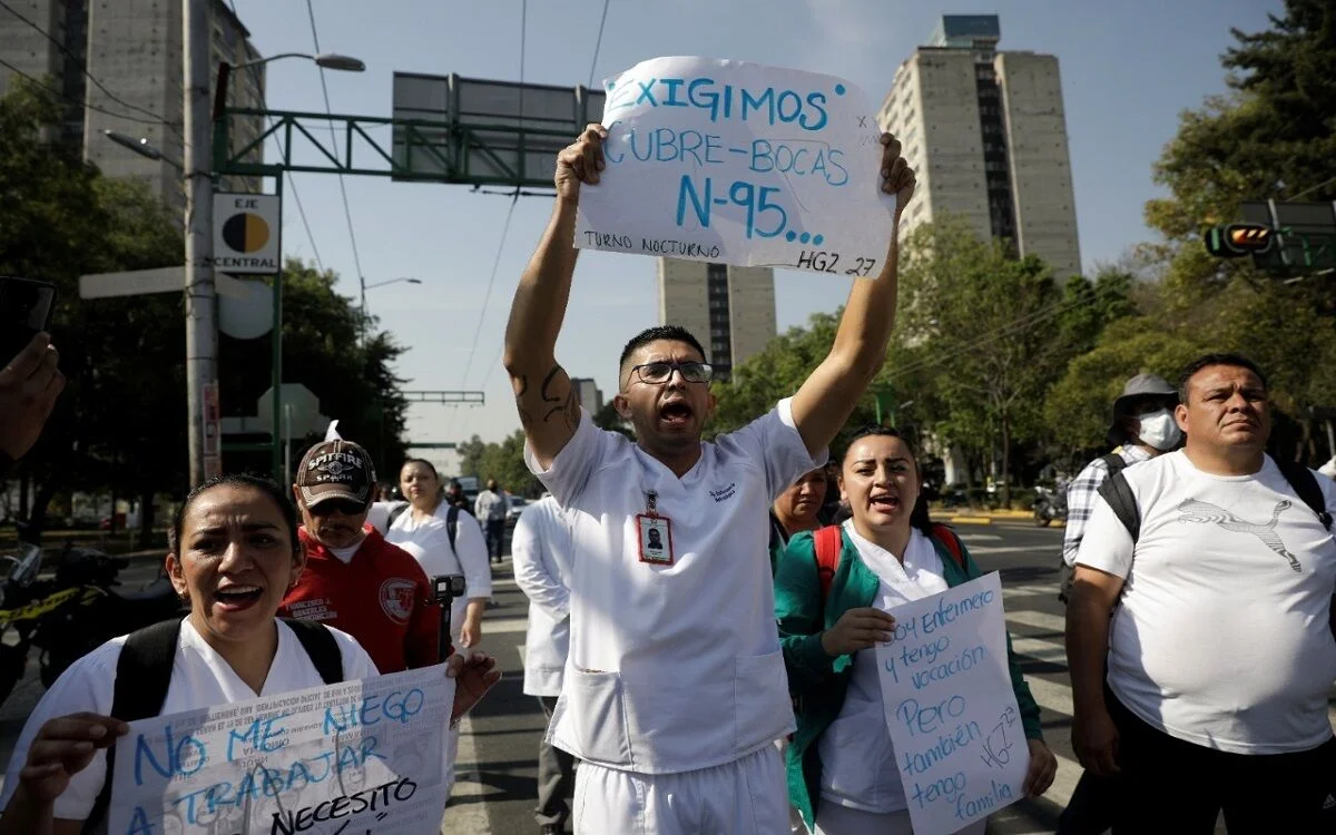 protestas medicos mexico coronavirus covid 19