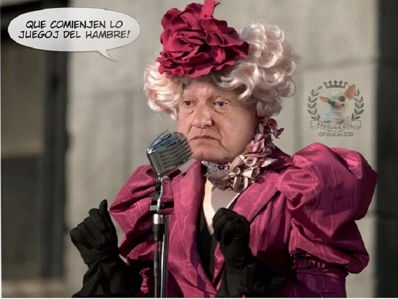 AMLO Juegos del hambre
