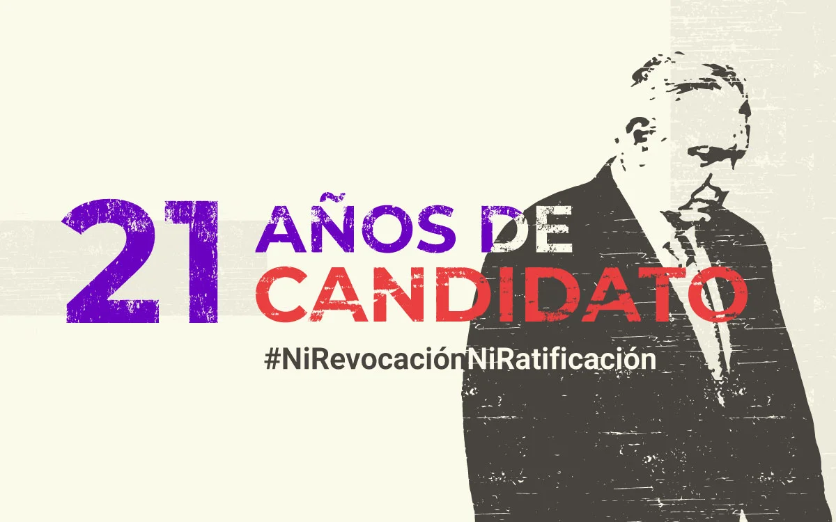 21 años de candidato.
