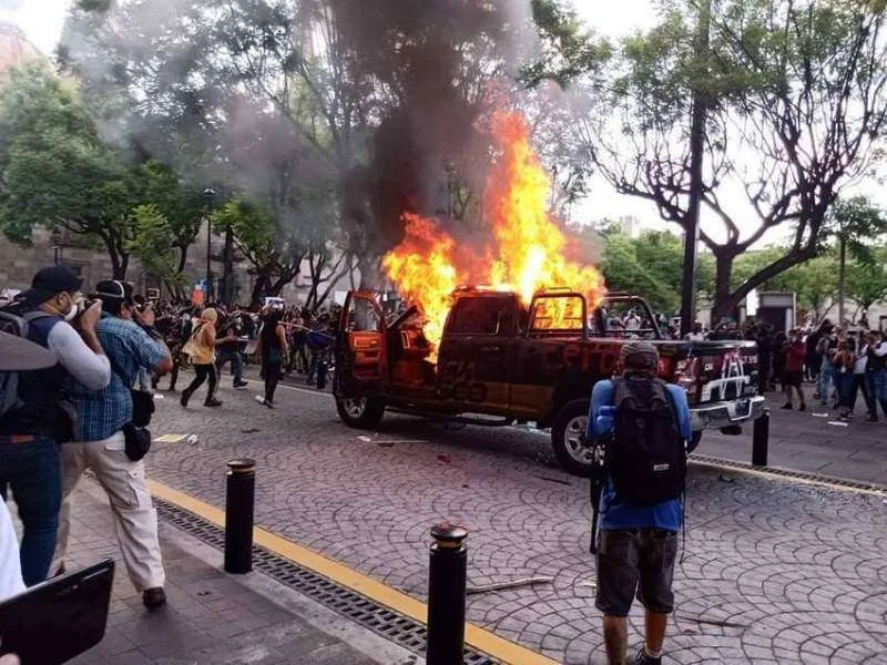 disturbios gdl 2
