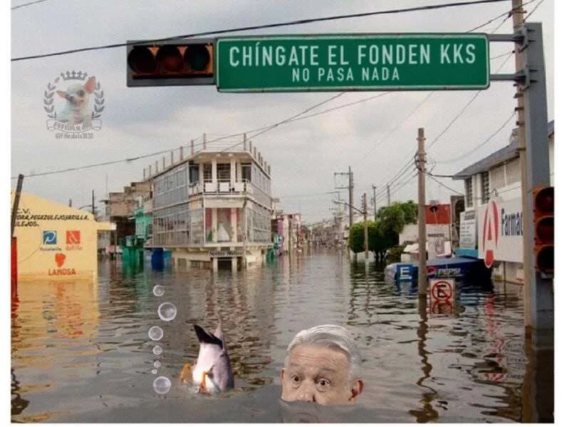 AMLO SALVÓ A TABASCO DE LAS INUNDACIONES