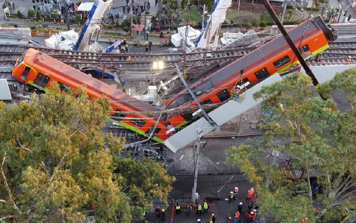 ¡Errores estructurales causan el desplome del metro!